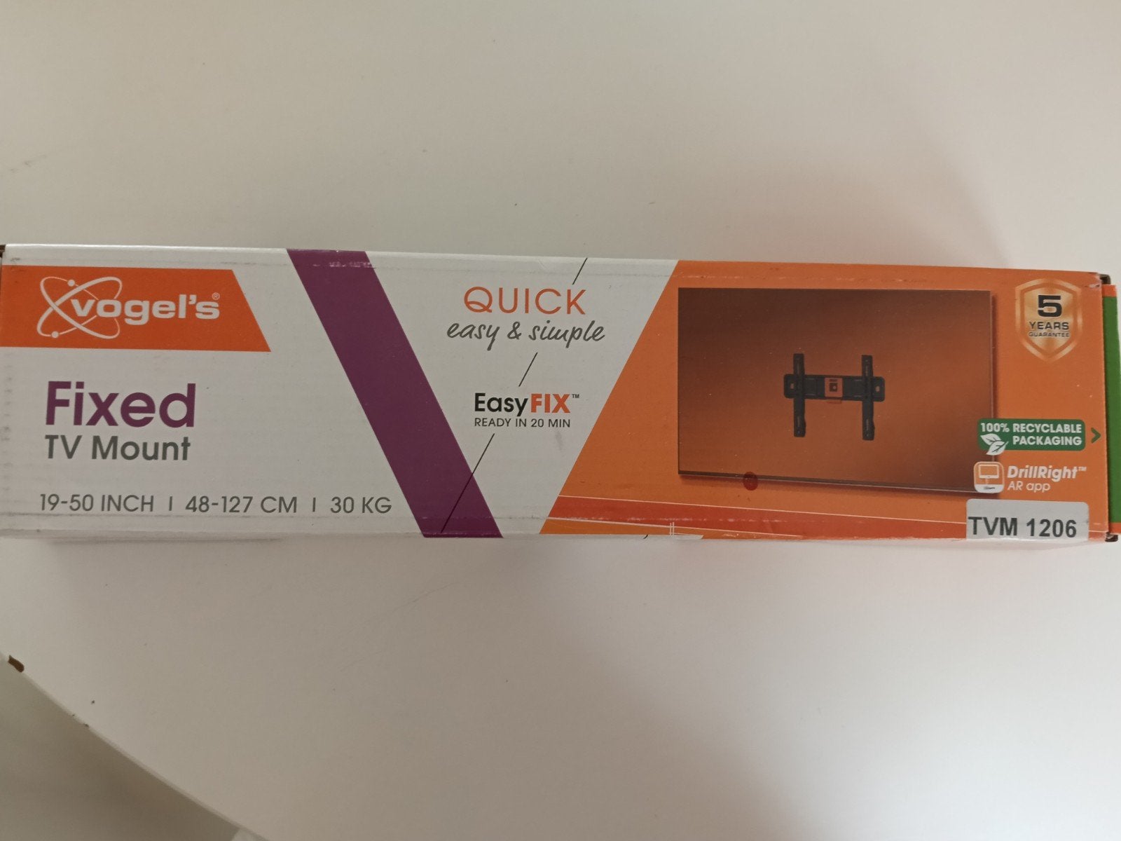 Vogel's Fixed TV Mount TVM 1206 - Nieuw in doos!, Audio, Tv en Foto, Televisie-accessoires, Nieuw, Ophalen of Verzenden