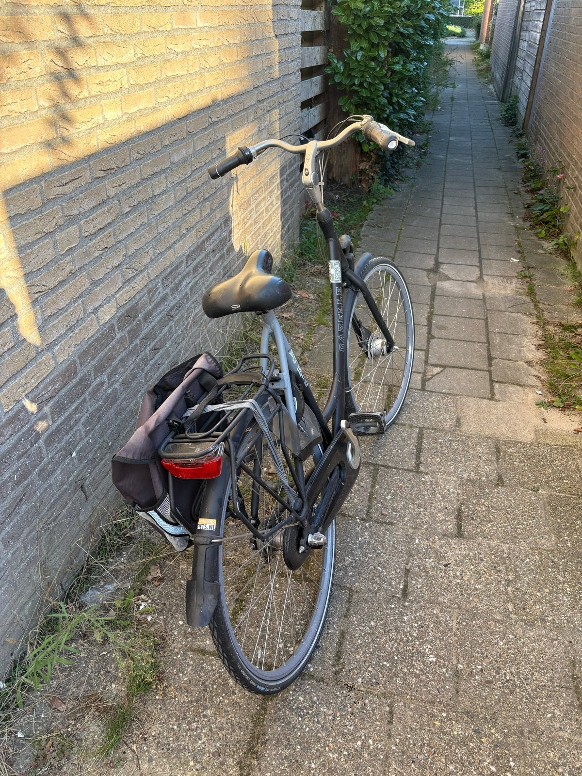 Gazelle fiets met 3 versnellingen en lage instap, Velgrem, Ophalen of Verzenden, Gazelle, 53 tot 56 cm