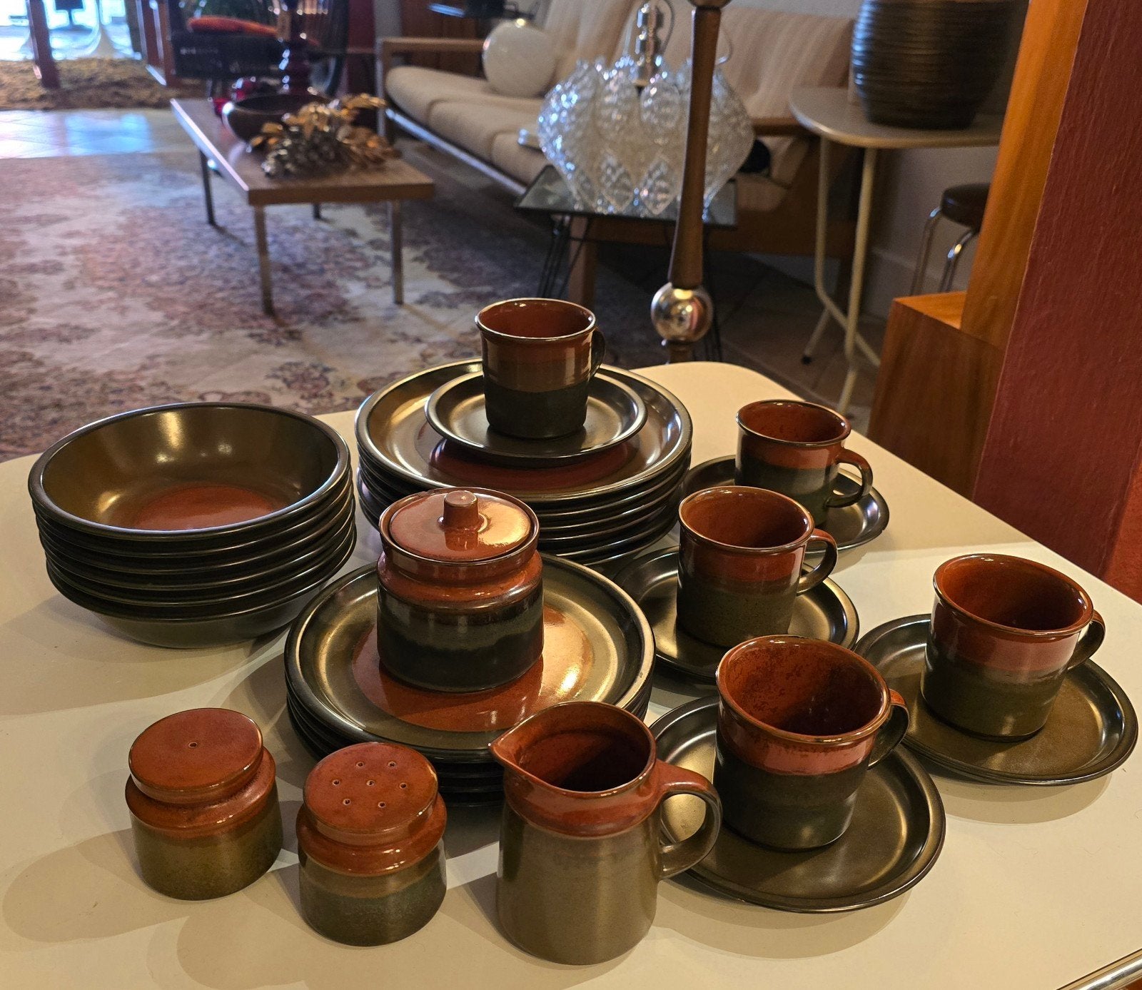 jaren 70 servies, Antiek en Kunst, Ophalen of Verzenden