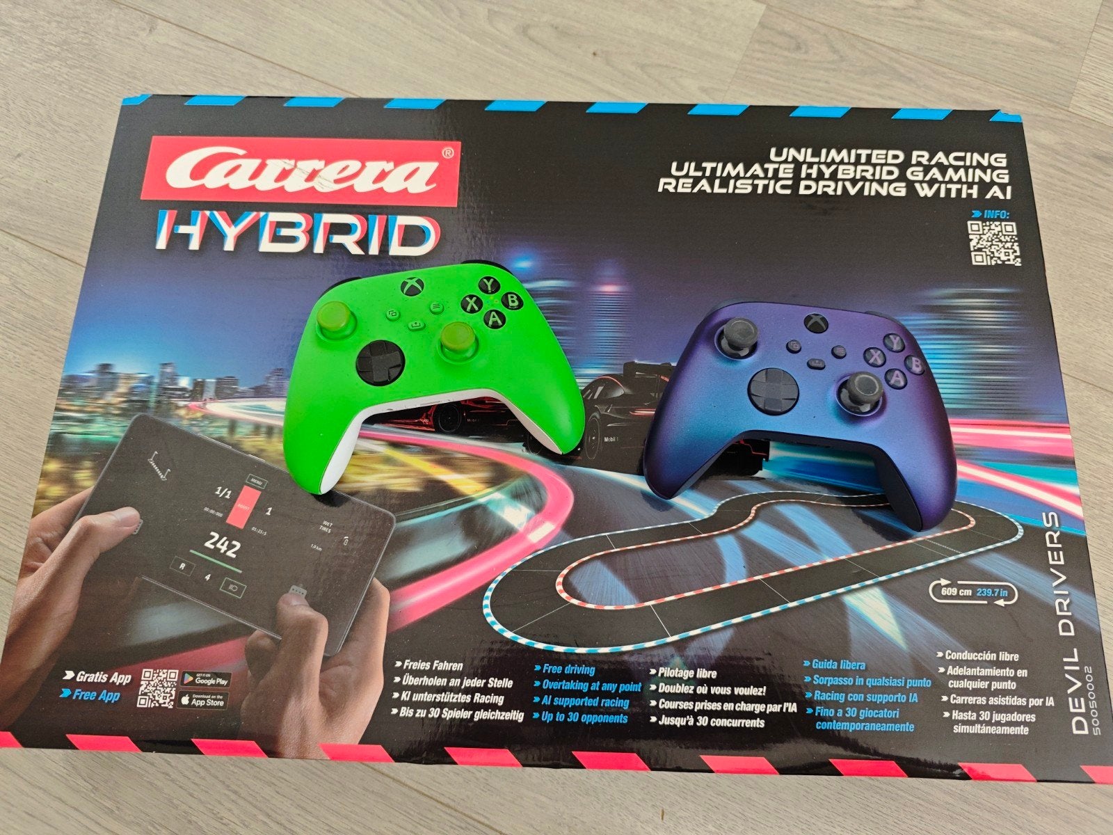 Carrera Hybrid Racebaan Set - Nieuw in Doos, Racebaan, Zelf te bouwen, Carrera, Ophalen of Verzenden