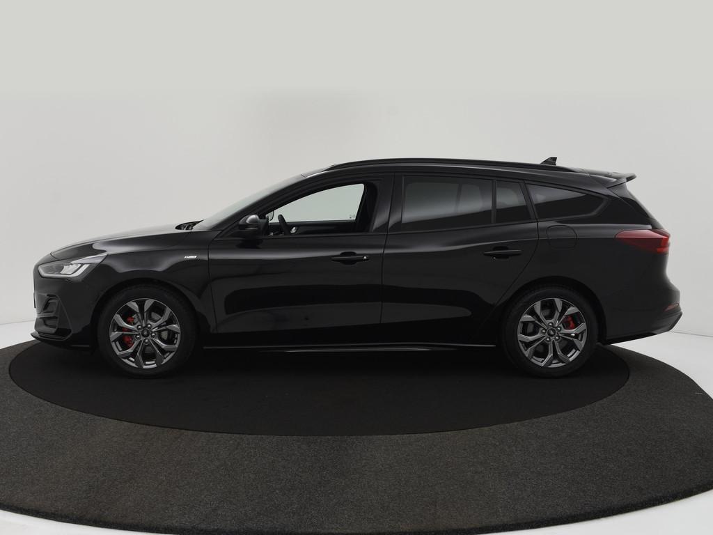 Ford Focus Wagon 1.0 EcoBoost 125PK Hybrid ST Line Style WIN, Gebruikt, Euro 6, Zwart, Origineel Nederlands