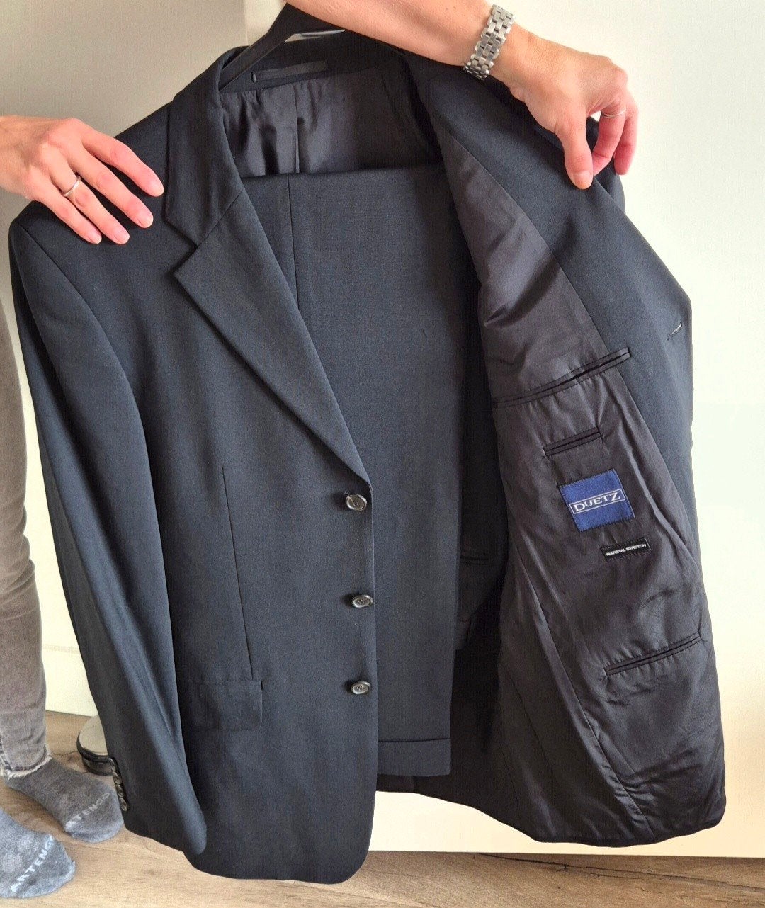 Hugo Boss Angelico Lucca Pak maat 48 Zwart - Maat 48, Ophalen of Verzenden, Zo goed als nieuw, Maat 48/50 (M), Zwart