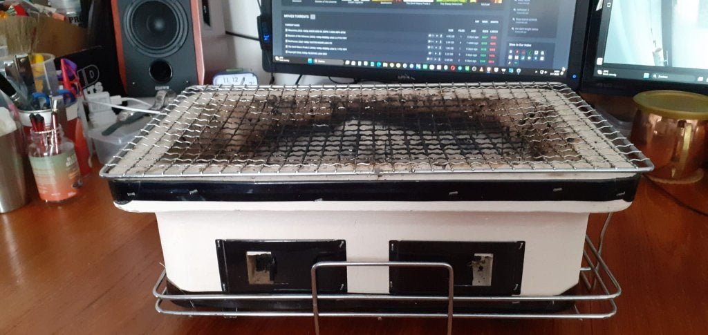 Japanse Konro Grill te koop, Ophalen, Gebruikt, Japans handmade