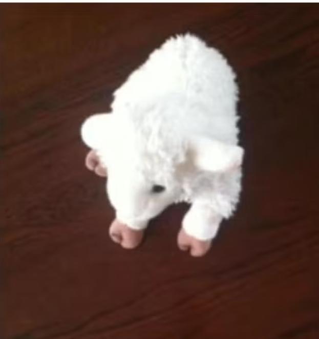 Knuffel schaap Br 30cm Anne club collection, Overige typen, Ophalen of Verzenden, Zo goed als nieuw, Middelgroot (20 tot 80 cm)
