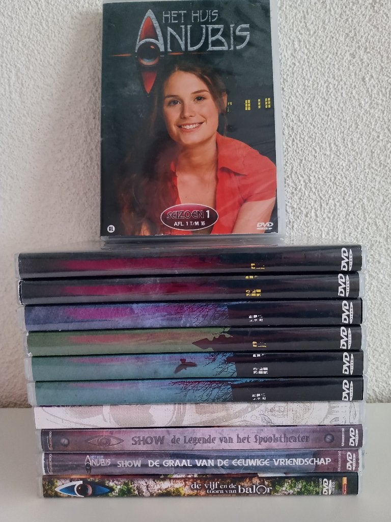11 losse dvd's van HET HUIS ANUBIS, Gebruikt, Vanaf 6 jaar, Actie en Avontuur, Ophalen of Verzenden