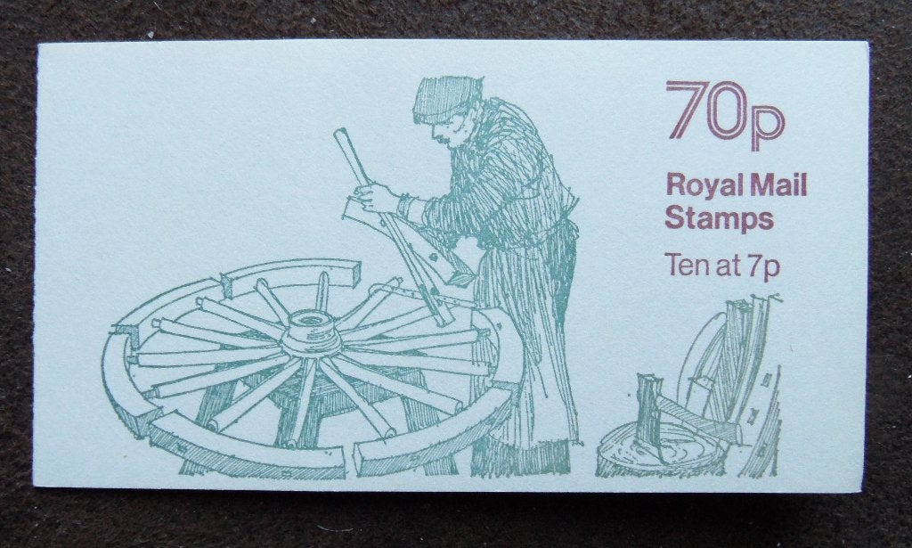 Postzegelboekje Engeland - Country Crafts - Wheel making, Ophalen of Verzenden, Postfris