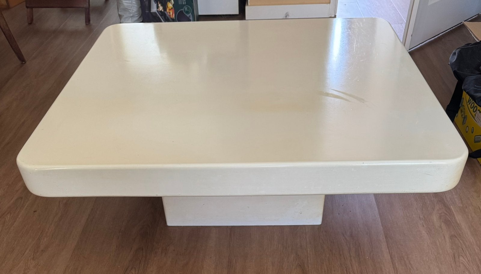 Vintage design jan des bouvrie salontafel, Ophalen, Gebruikt, Vierkant, 50 tot 100 cm