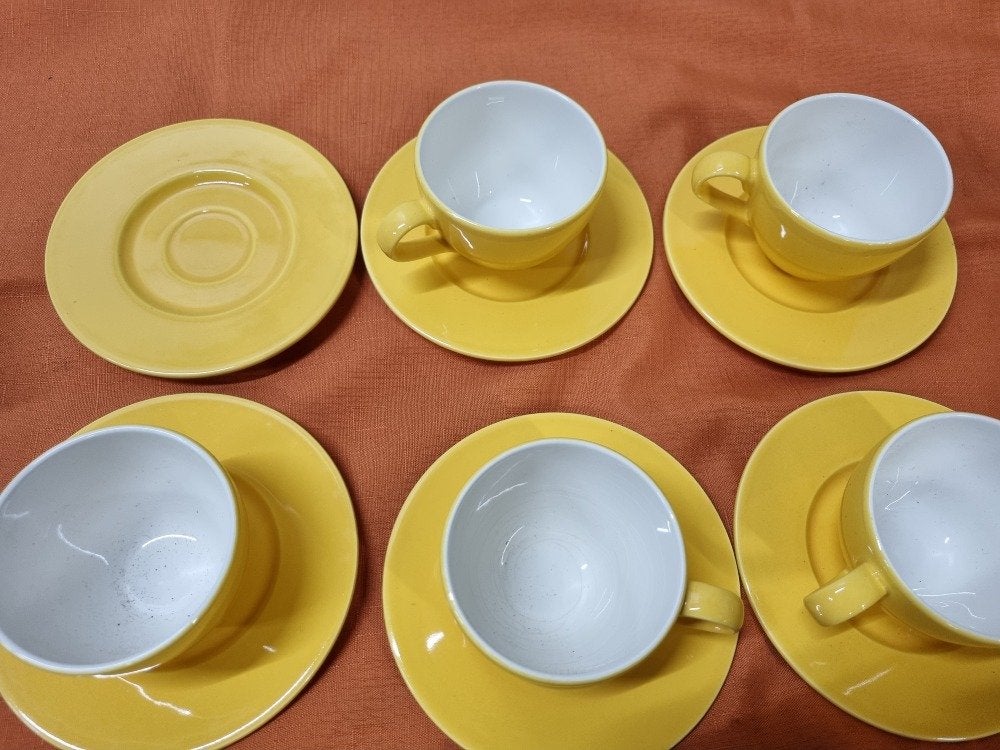 kop en schotels italy 5 x kop en 6x schotel, Ophalen of Verzenden, 'T Olde Gre-j, Info@toldegrej.nl, Endepoelstraat 20f Didam