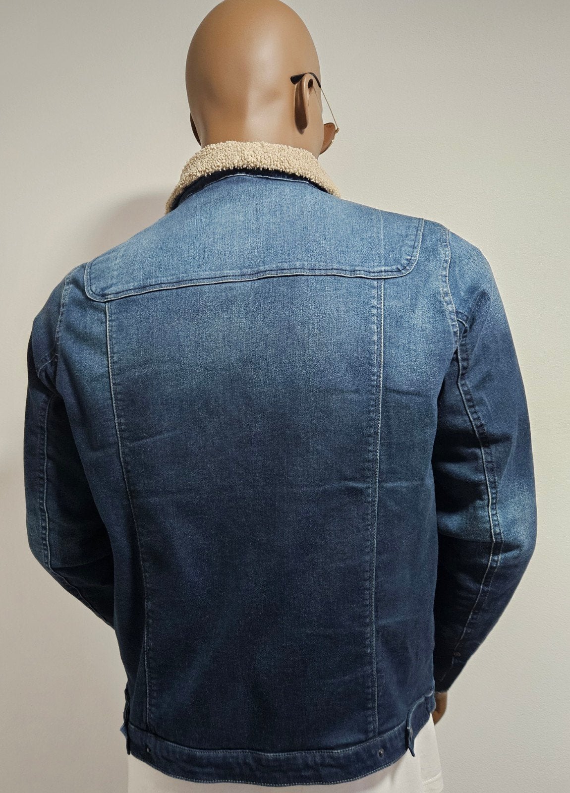 PME Legend met teddy gevoerde stretch spijkerjas (M) zgan, ., Ophalen of Verzenden, Zo goed als nieuw, .