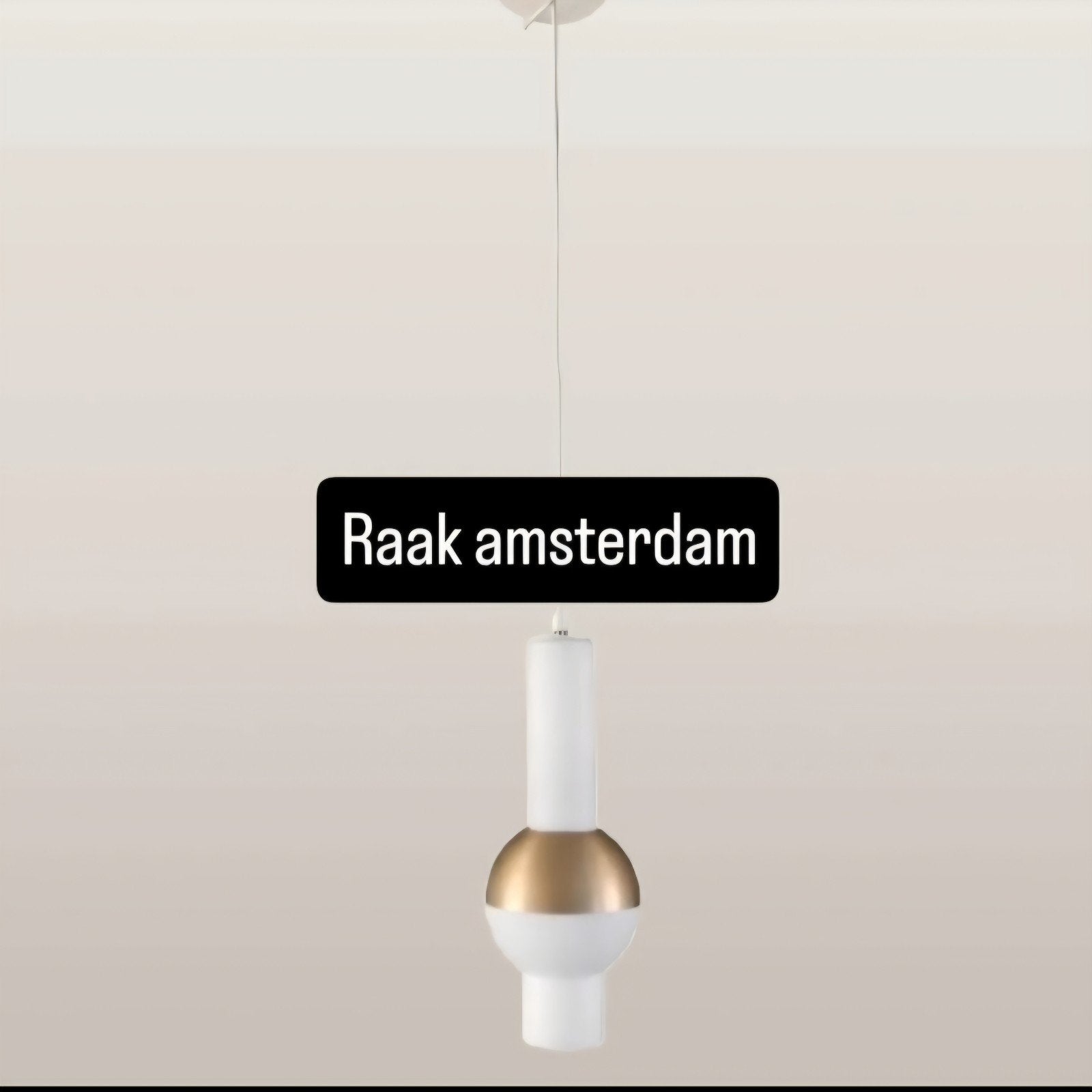 Vintage Raak Amsterdam Hanglamp - Maija Liisa Komulainen, Antiek en Kunst, Ophalen of Verzenden