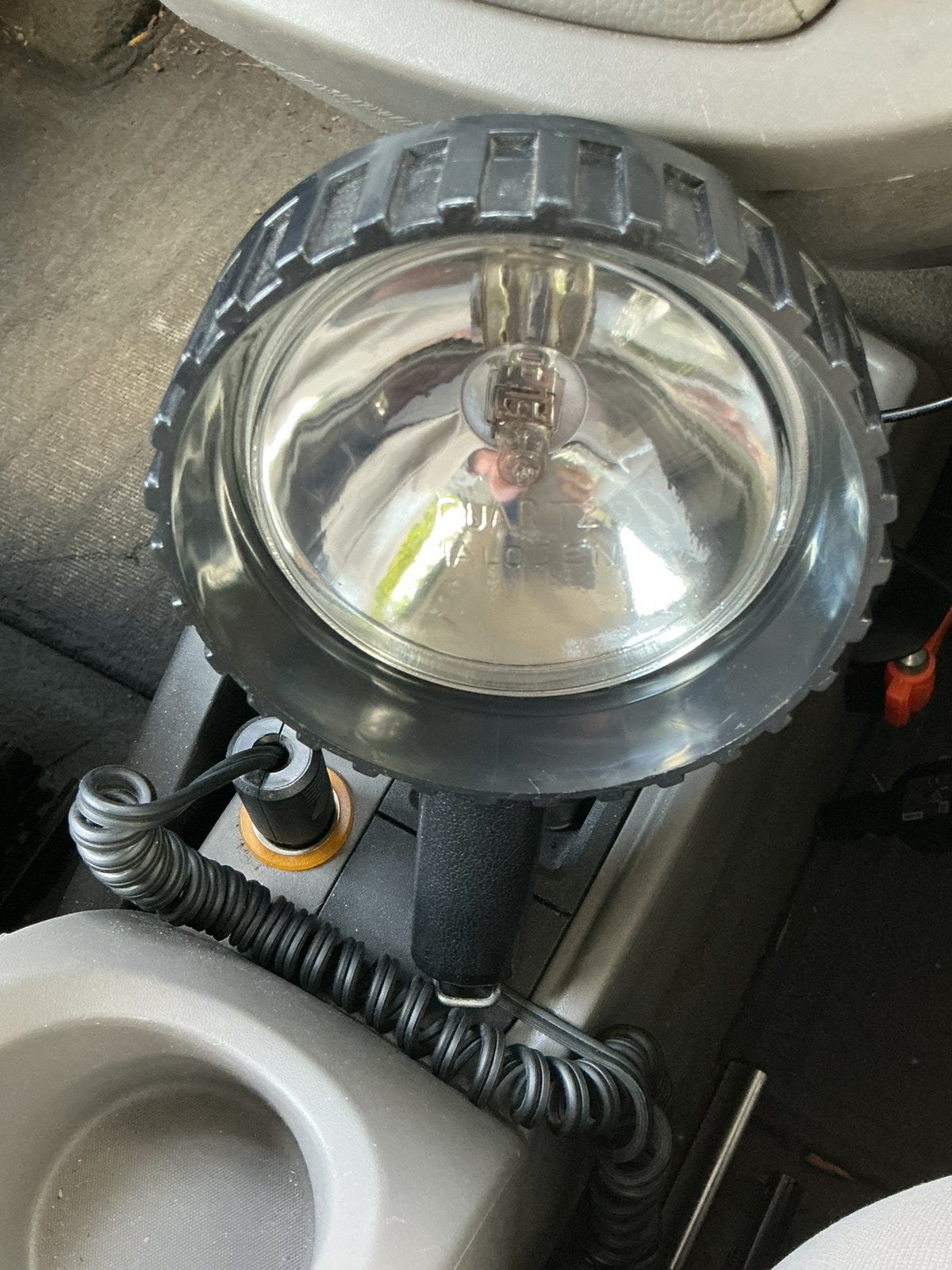 Halogeen spot 12 V met (auto) sigarettenplug, Ophalen of Verzenden, Zo goed als nieuw