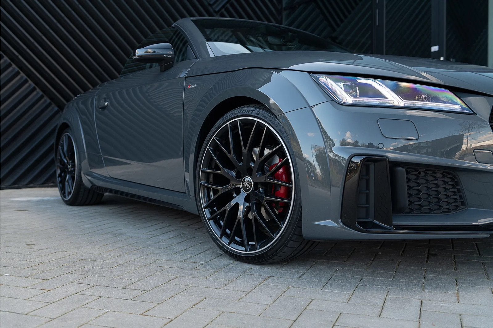 Audi TT Roadster 40TFSI 3X S-Line COMPETITION FACELIFT MODEL, Auto's, Audi, TT, Zwart, Leder, 1335 kg
