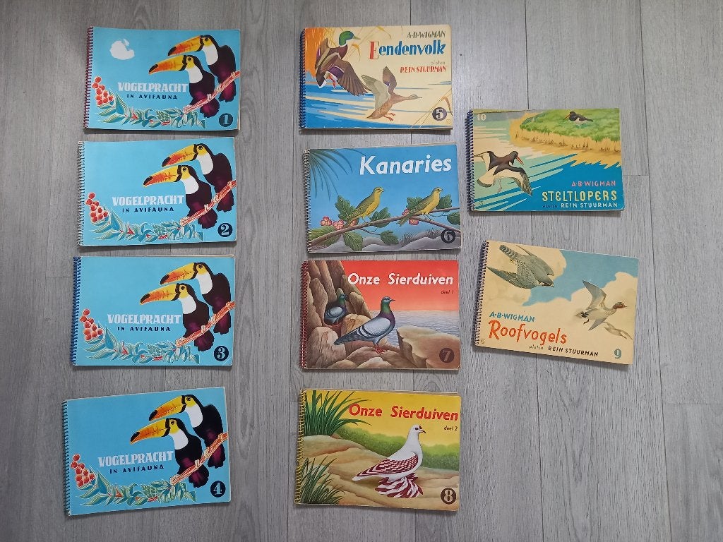 Vintage Complete Serie Boekjes A.B. Wigman - Rein Stuurman, Ophalen of Verzenden