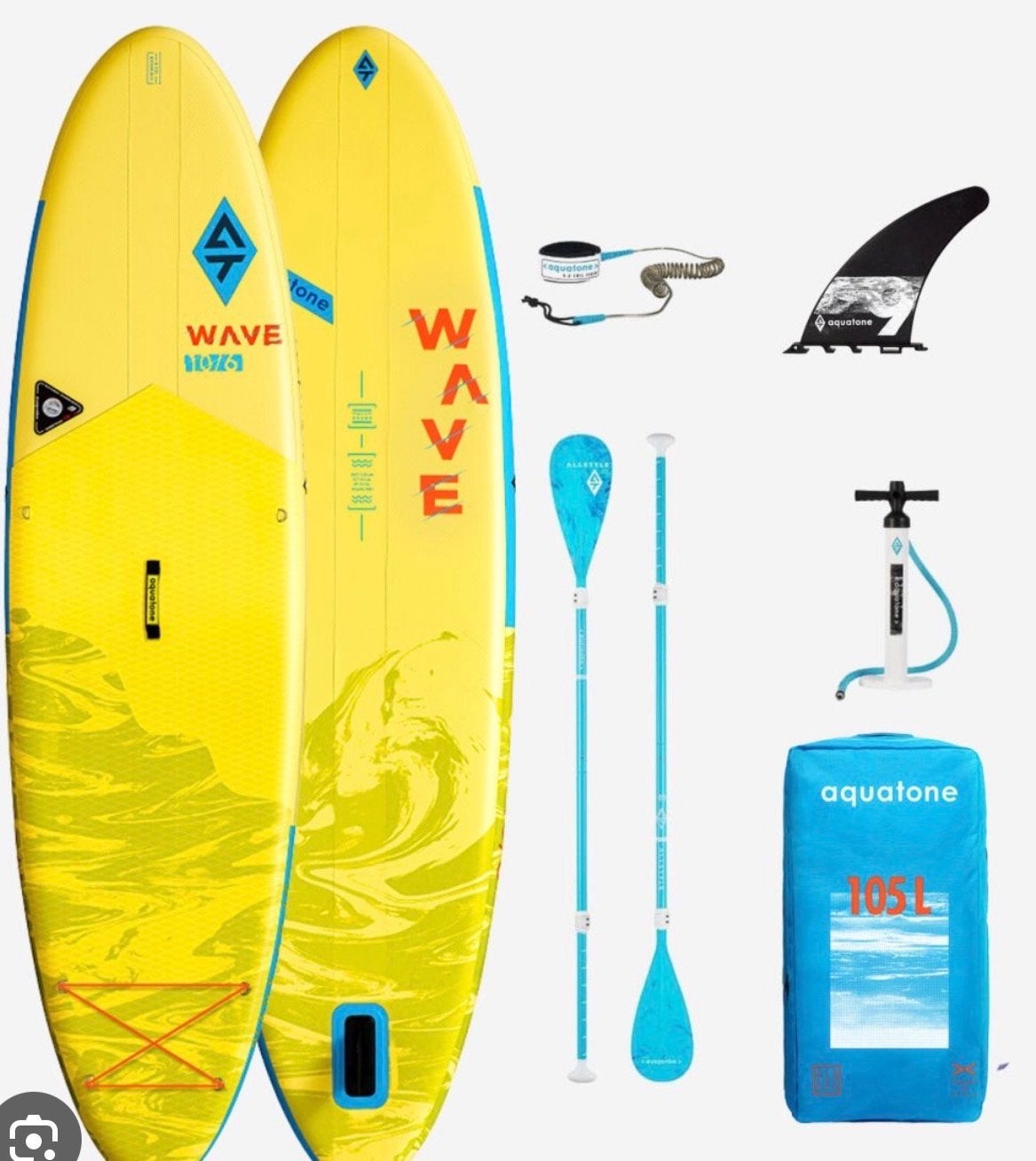 Aquatone Wave 10.6 SUP Board Set (2 stuks), Verzenden, Zo goed als nieuw, SUP-boards