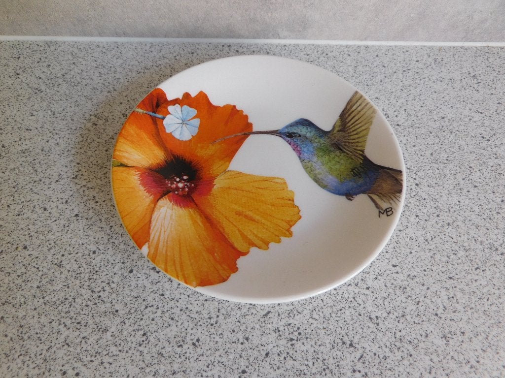 Bord 12 cm. Hummingbirds Marjolein Bastin MB, Huis en Inrichting, Keuken | Servies, Ophalen of Verzenden, Zo goed als nieuw, Bord(en)