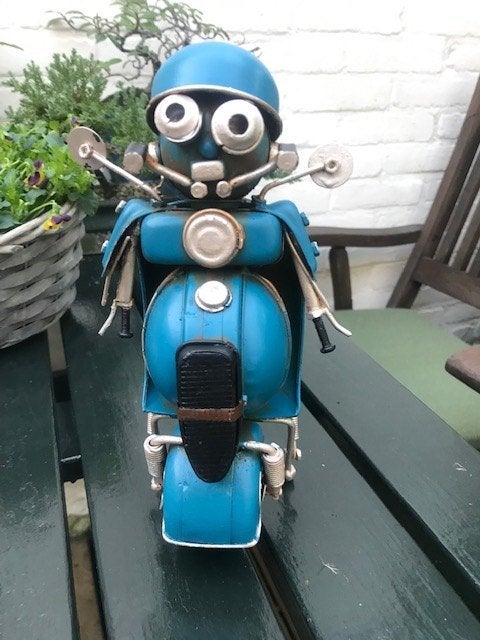 leuke blikken scooter robot, handwerk, Ophalen of Verzenden