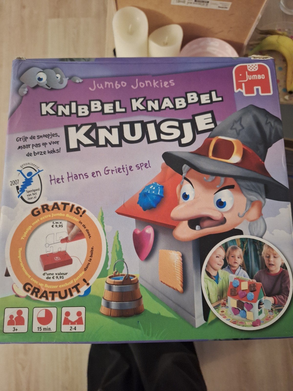 Jumbo Jonkies Knibbel Knabbel Knuisje - Hans en Grietje spel, Ophalen of Verzenden