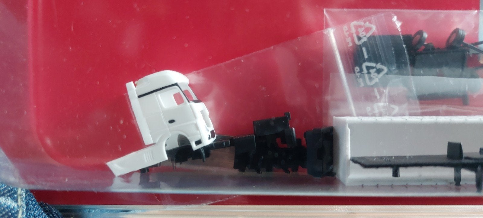 NLK 0710 MERCEDES-BENZ ACTROS MET TRAILER KIT 1/160, Overige merken, Gelijkstroom of Wisselstroom, Overige typen, Nieuw
