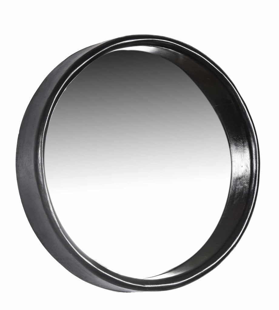 Livingfurn Spiegel Brix Demy Black 80cm van € 199 voor € 50, Huis en Inrichting, Woonaccessoires | Spiegels, Ophalen, Rond, Nieuw