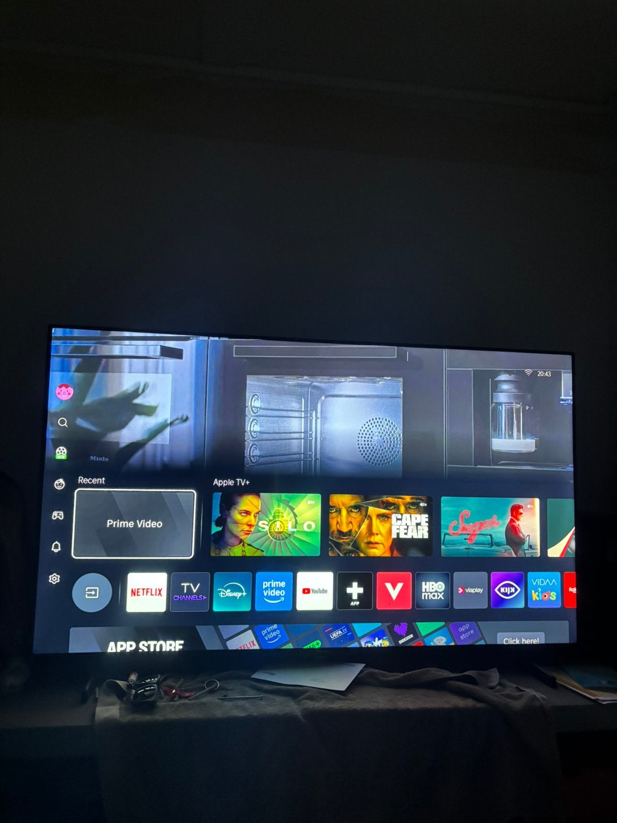 55 inch tv, Audio, Tv en Foto, Televisies, 50 Hz, Zo goed als nieuw, 100 cm of meer, Ophalen