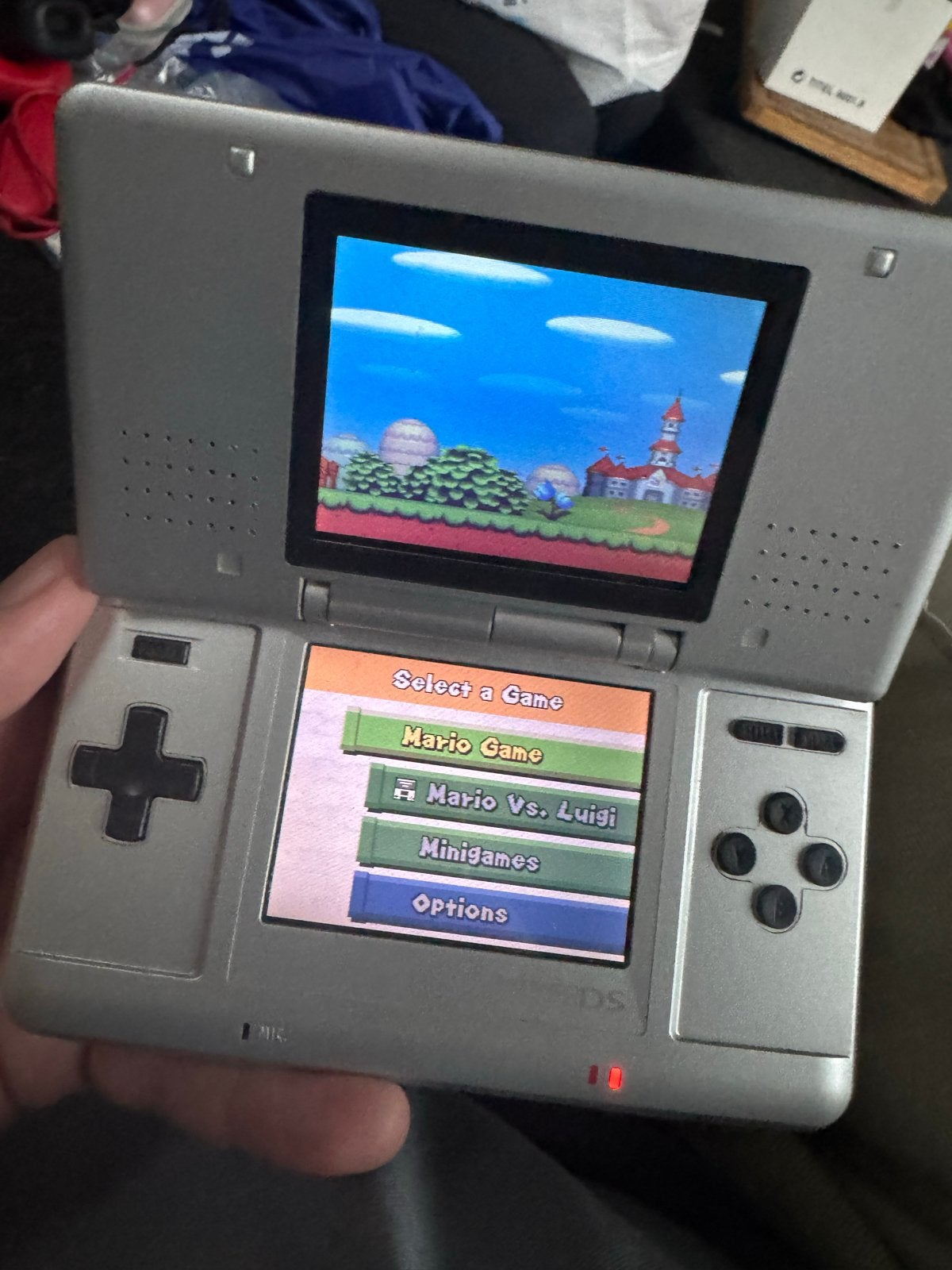 Nintendo DS Original (NTR-001) - Werkt goed, Spelcomputers en Games, Ophalen of Verzenden, Gebruikt, Zilver, DS Original of Phat