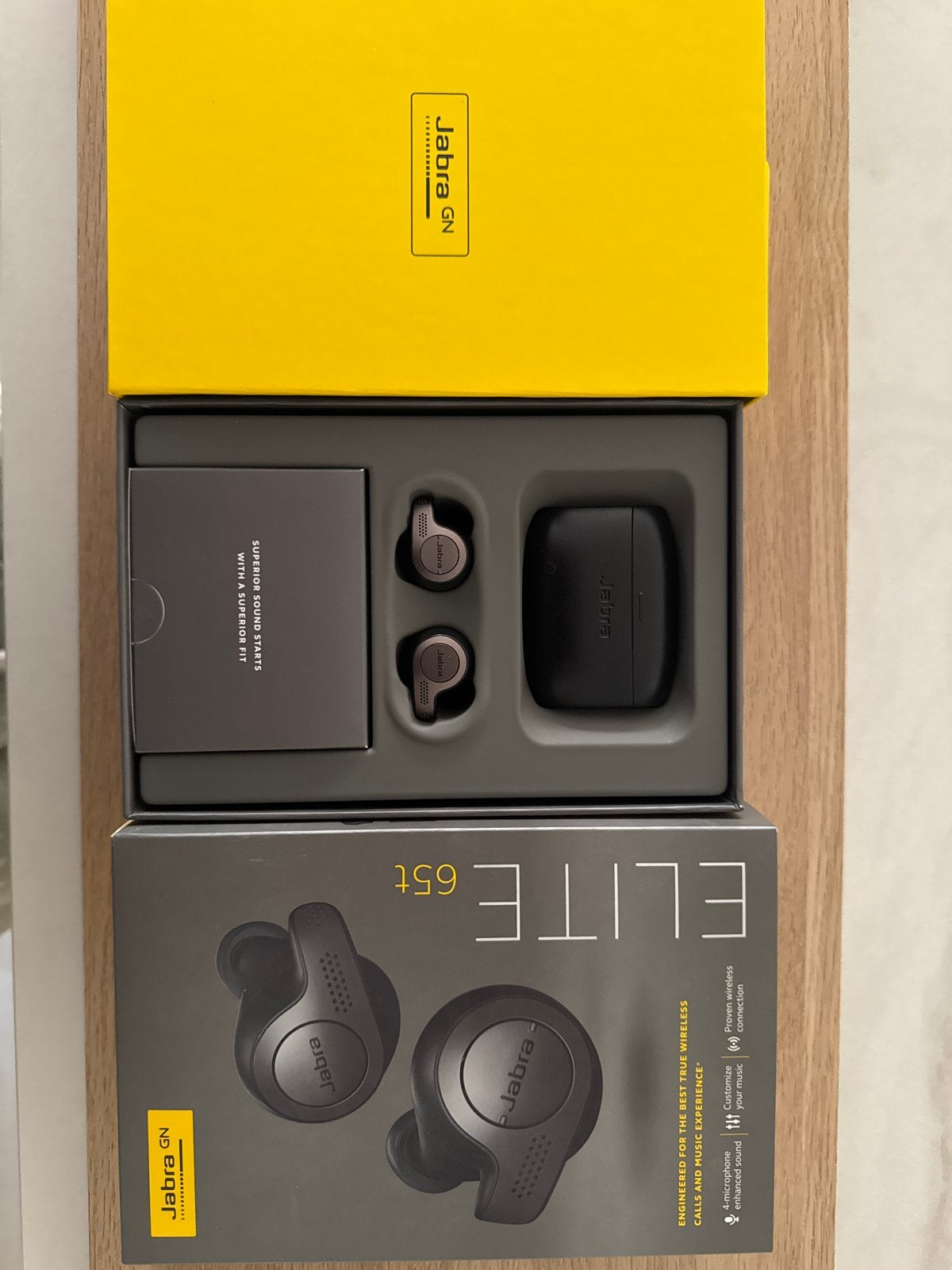 Jabra Elite 65t Draadloze Oordopjes met Oplaadcase