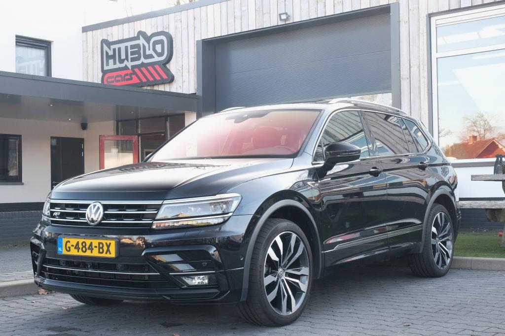 Volkswagen Tiguan Allspace 1.5 TSI R-Line Pano, Muziek, 360,, Auto's, 150 pk, Leder en Stof, Zwart, Origineel Nederlands