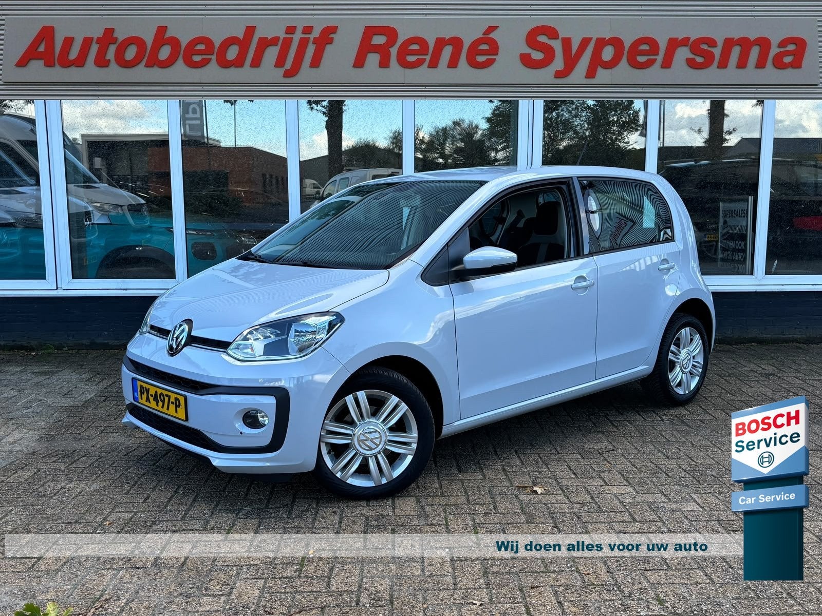 Volkswagen up! 1.0 BMT high up! | Clima | Parkeersensoren |, Voorwielaandrijving, Dealer onderhouden, Stof, Gebruikt