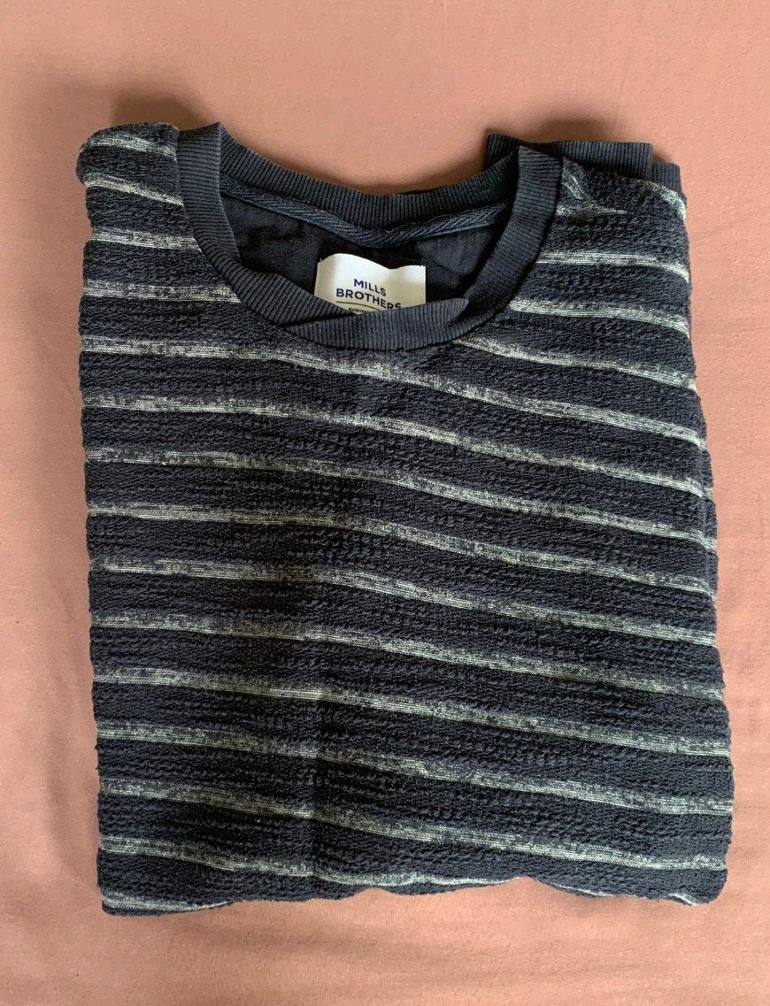 Mills Brothers truien maat L, Maat 52/54 (L), Blauw, Ophalen of Verzenden, Zo goed als nieuw