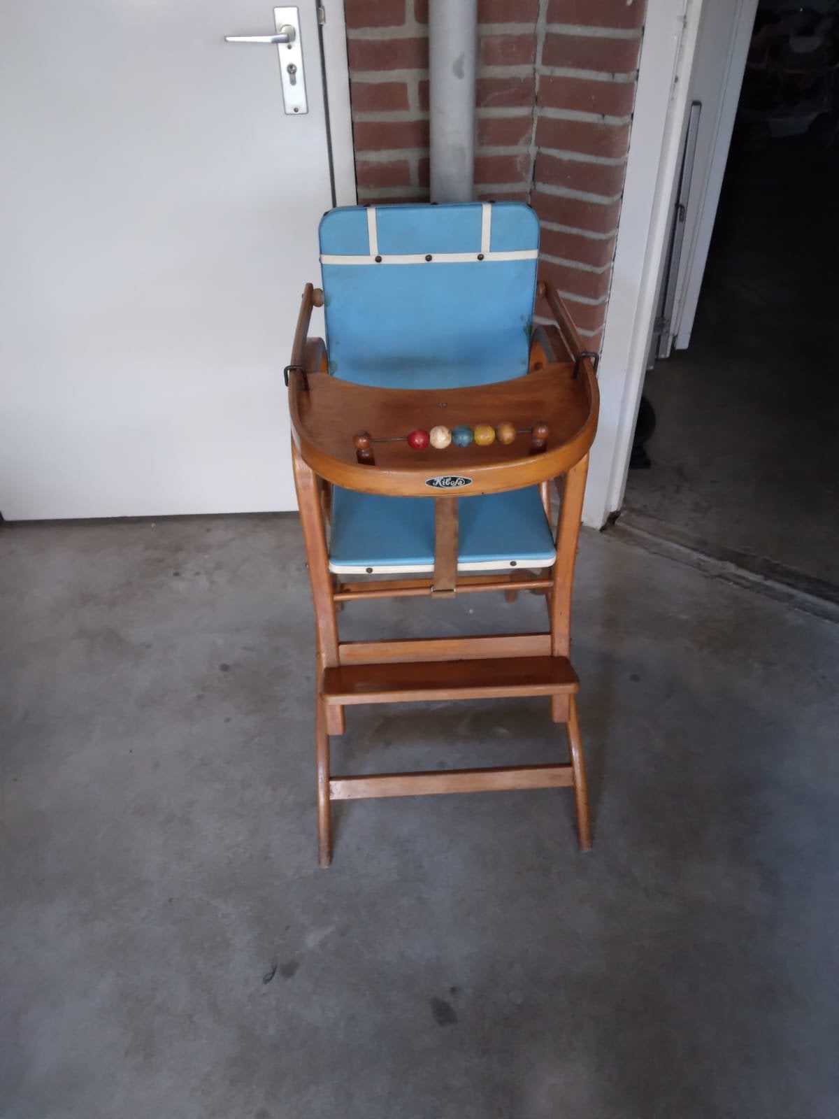 Een vintage Kibofa kinderstoel uit de jaren 50 of 60, Ophalen of Verzenden, Gebruikt, Stoel(en)