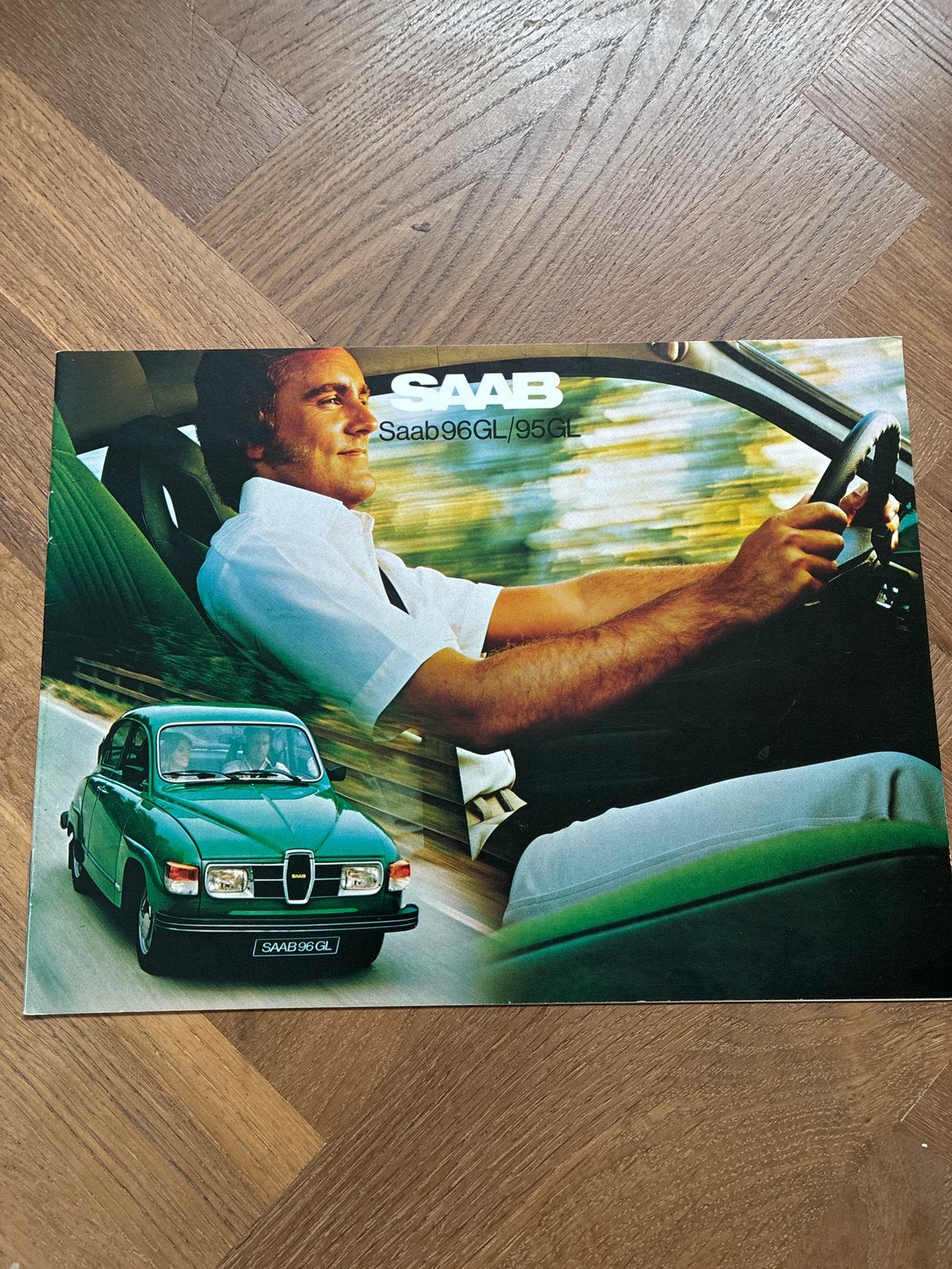 1978 Saab 95 / 96 GL brochure, Verzenden, Zo goed als nieuw, Overige merken