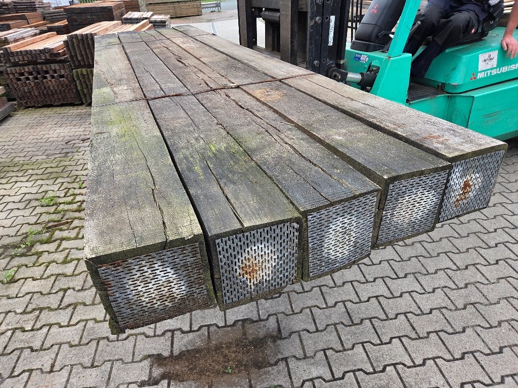 Rustieke gebruikte hardhouten palen - nr: HB237, Ophalen, Gebruikt, Palen, Hardhout