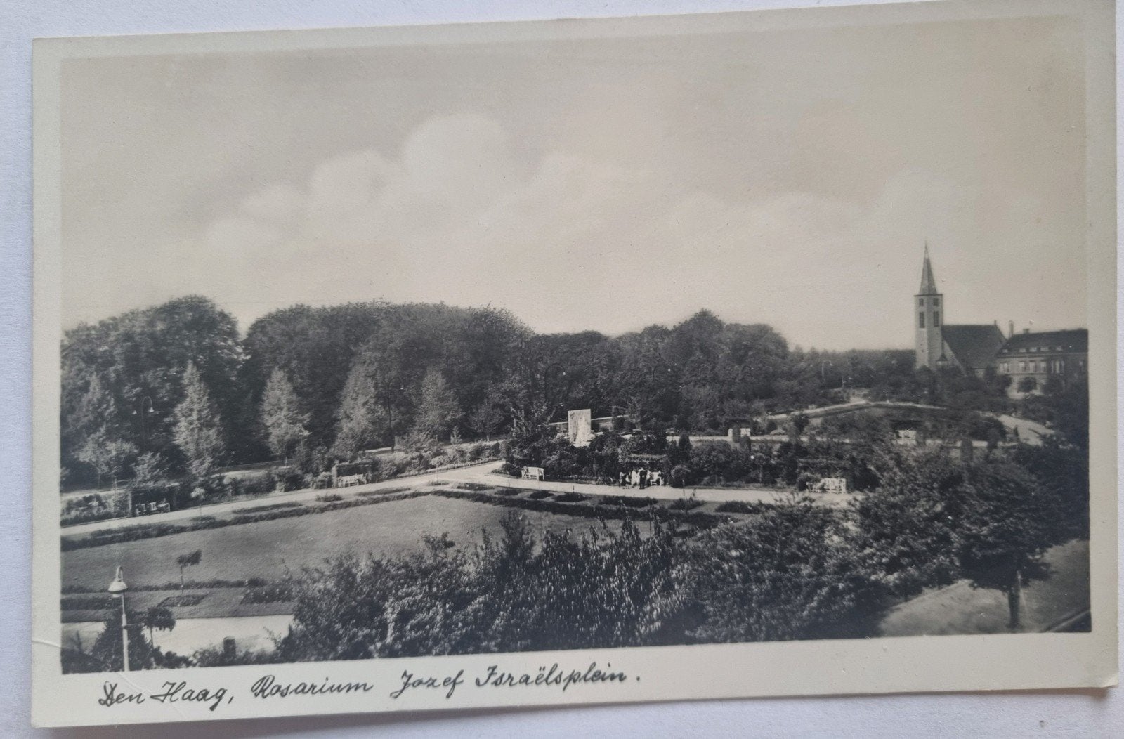 Den Haag, Rosarium Jozef Israëlsplein, Ophalen of Verzenden, 1920 tot 1940, Ongelopen, Zuid-Holland