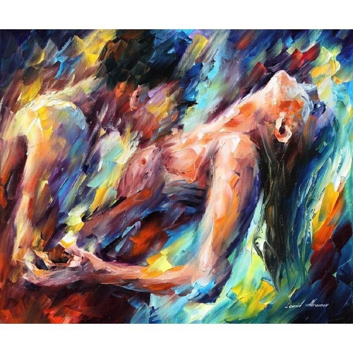 Today 150 euro - Leonid Afremov - Liefde en Passie, Ophalen of Verzenden
