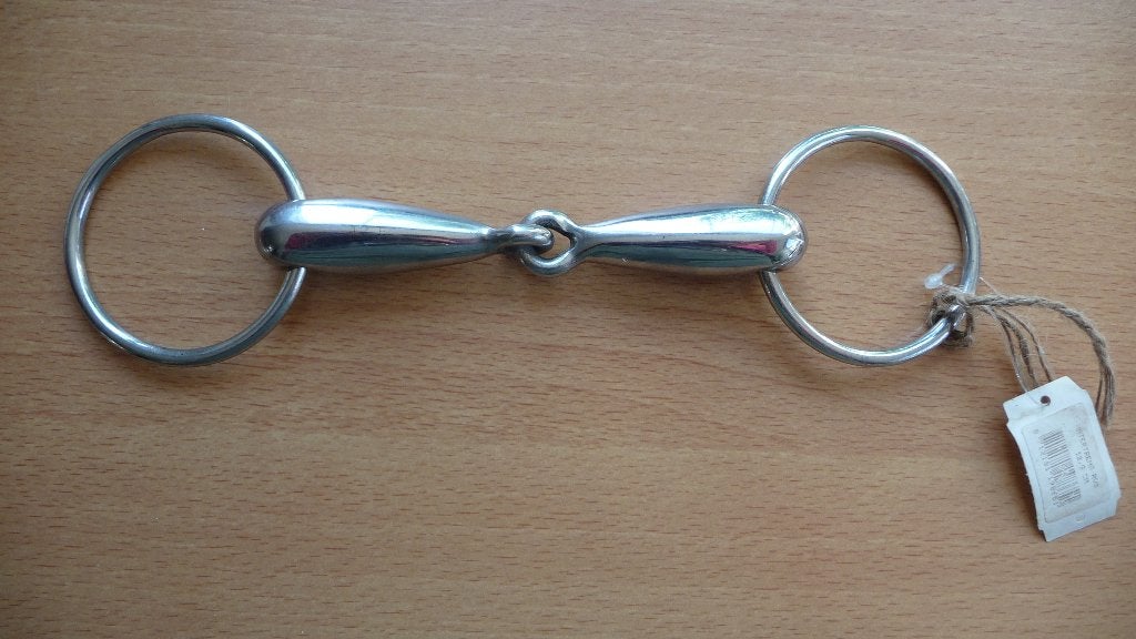 Enkel gebroken Watertrens Bit RVS 12,5 cm, Dieren en Toebehoren, Ophalen of Verzenden, Nieuw, Overige merken, Bit