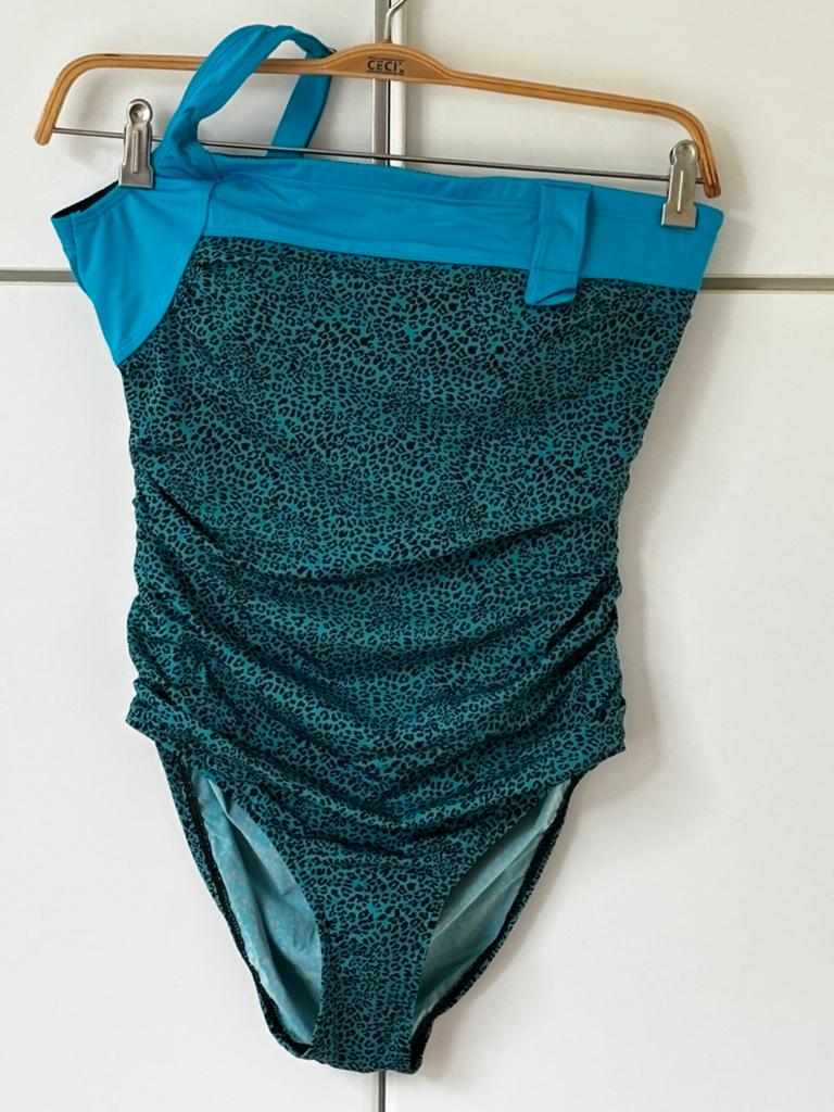 Jamu Australia badpak voor borstprothese. Maat 42. Nieuw, Ophalen of Verzenden, Nieuw, Blauw, Badpak