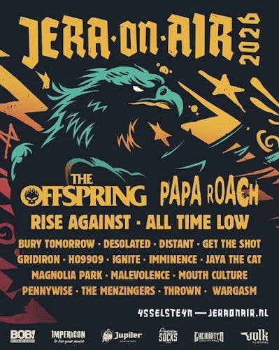 2 weekend kaarten jera on air festival 3 day Pass, Drie personen of meer, Ticket of Toegangskaart