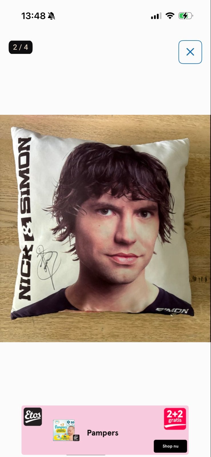 Nick & Simon Sierkussen - Limited Edition, Overige merken, Wit, Met print, Vierkant