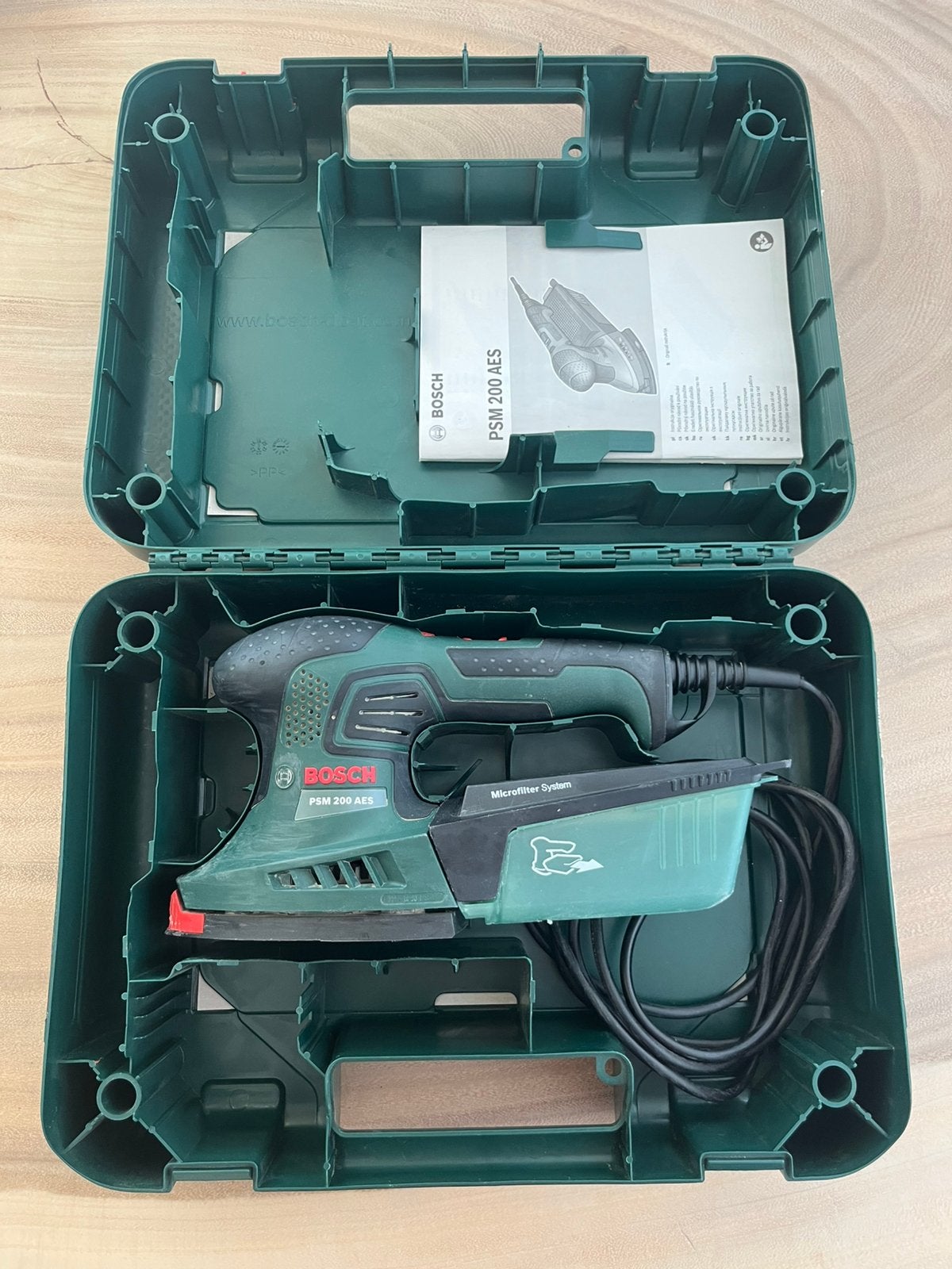 Bosch PSM 200 AES Schuurmachine, Ophalen of Verzenden, Gebruikt, Vlakschuurmachine