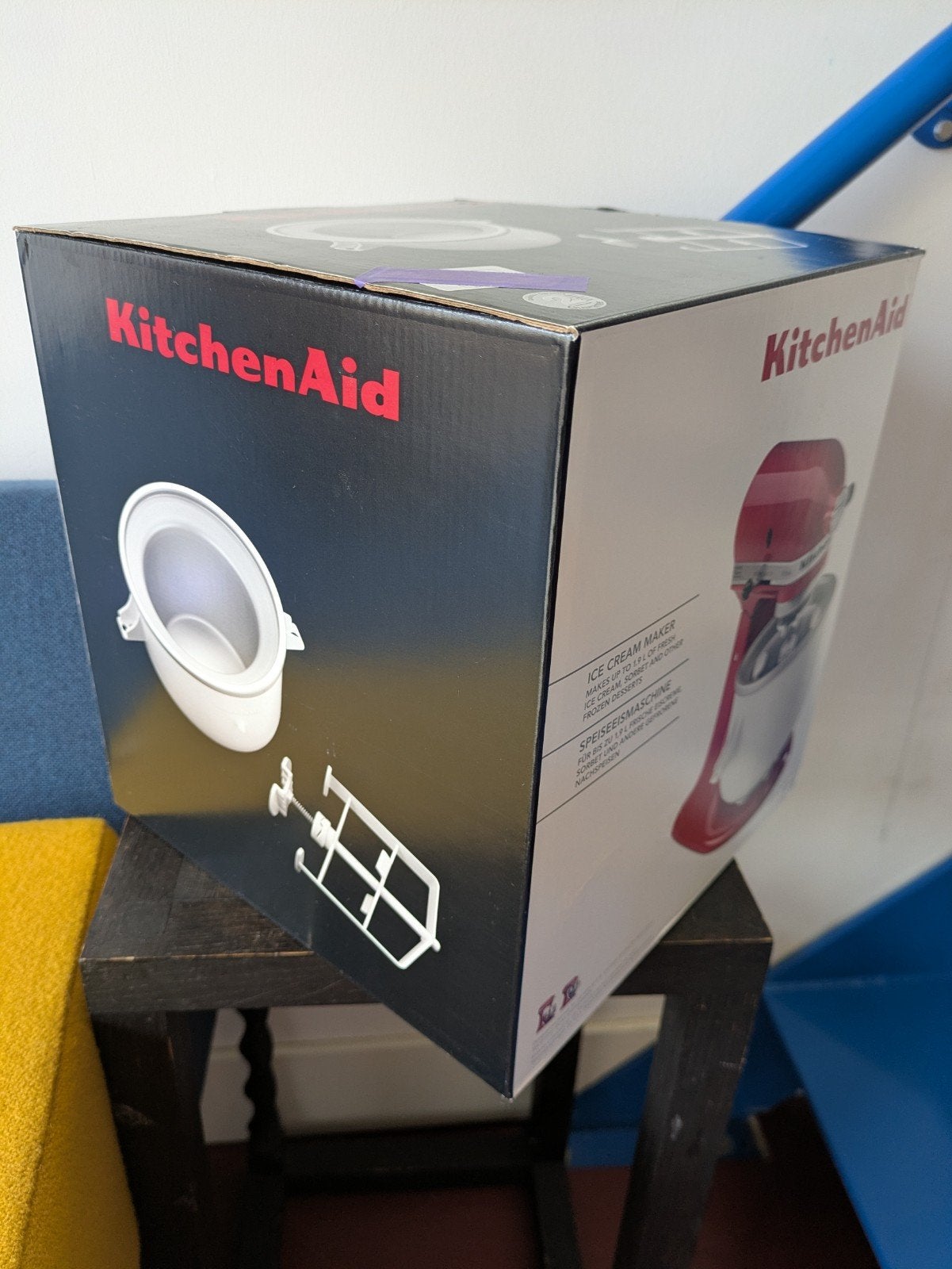 KitchenAid ijsmaker ice cream maker, Ophalen of Verzenden, Zo goed als nieuw, Koelelement