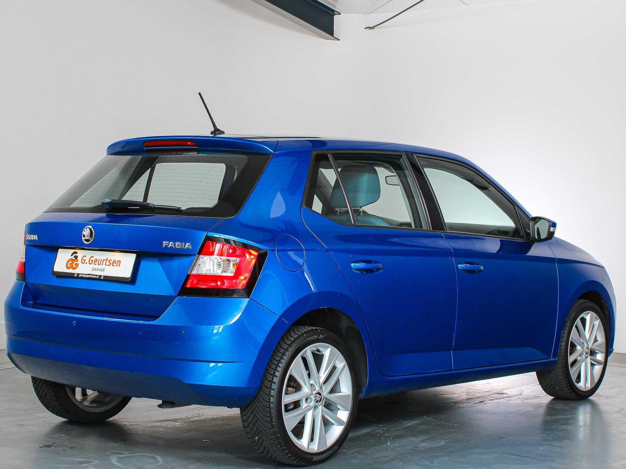 Skoda Fabia 1.2 TSI Ambition Cruise Control, Airco, Stoelver, Auto's, Stof, Gebruikt, 4 cilinders, Blauw
