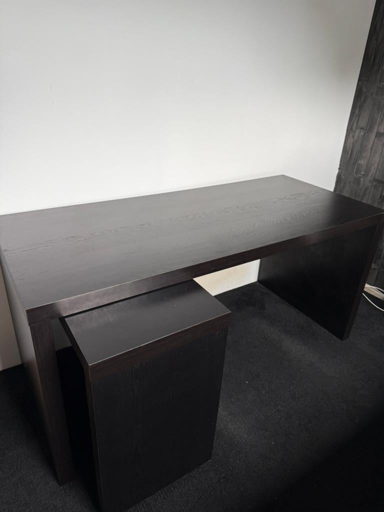Bureau Malm Ikea zwart, Ophalen