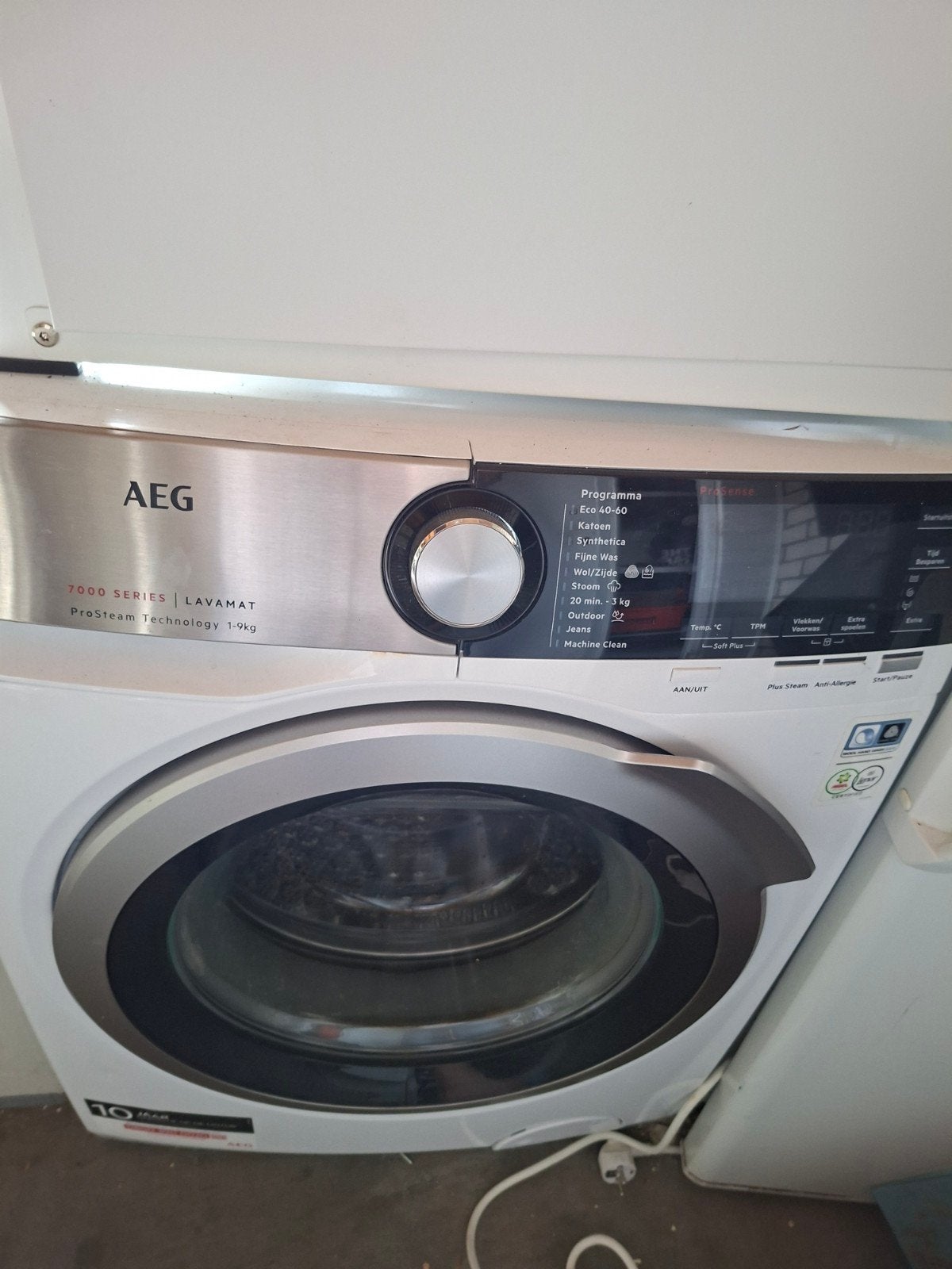 AEG 7000 Serie LAVAMAT ProSteam Wasmachine 1-9kg, Ophalen, 1200 tot 1600 toeren, Gebruikt, 8 tot 10 kg