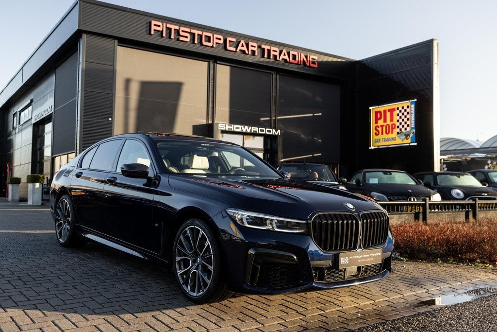 BMW 7-serie 745e M-Sport, Pano, ACC, H&K Audio, Luchtvering,, Automaat, Achterwielaandrijving, Gebruikt, Euro 6