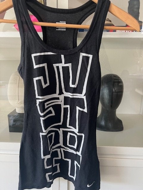 Zwarte tanktop van Nike, maat xs, Verzenden, Zwart, Zo goed als nieuw, Zonder mouw