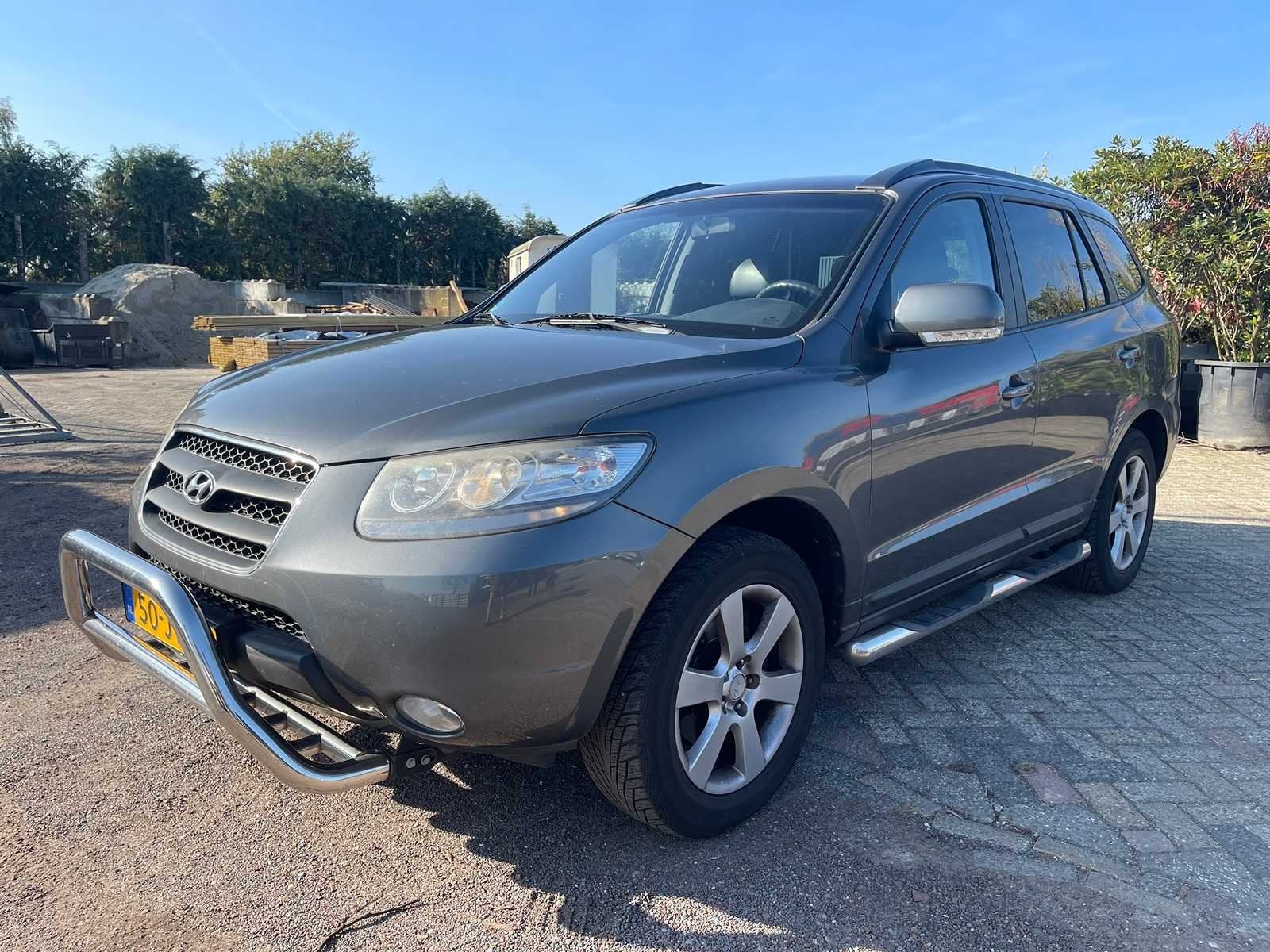 2009 - Hyundai - Santa Fe - 2.7i V6 Black Prem. - 50-JVJ-5, Auto's, Voorwielaandrijving, Santa Fe, Gebruikt, 2000 kg