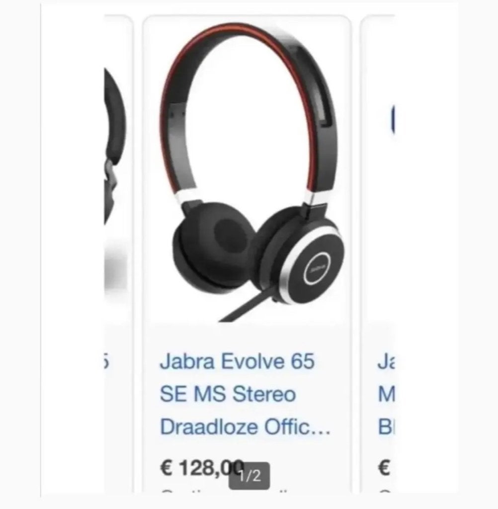 Nieuw Jabra headset koptelefoon Hoofdtelefoon