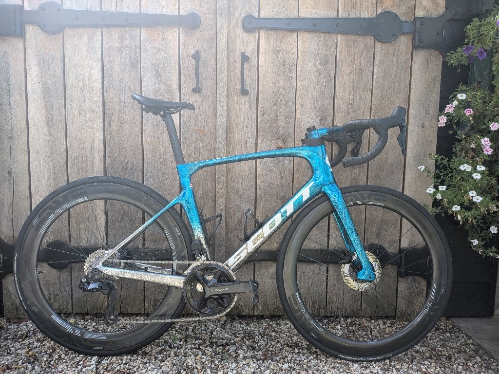 Scott Foil RC CUSTOM ENVE SES Shimano 105 DI2, 28 inch, Carbon, Heren, Zo goed als nieuw