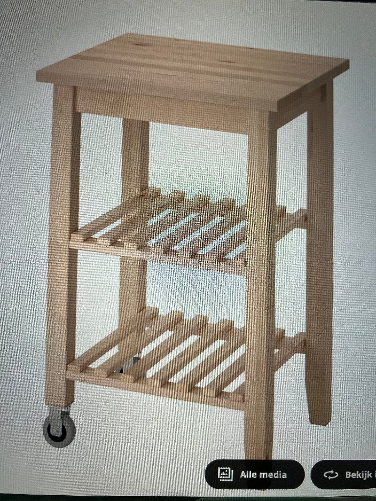 roltafel keuken ikea, Ophalen, Zo goed als nieuw