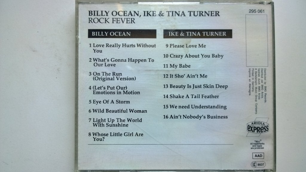 Billy Ocean, Ike & Tina Turner - Rock Fever, Ophalen of Verzenden, Zo goed als nieuw, Poprock, Album
